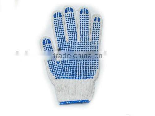 Dotted Cotton Knitted Gloves White,Dotted Cotton Gloves