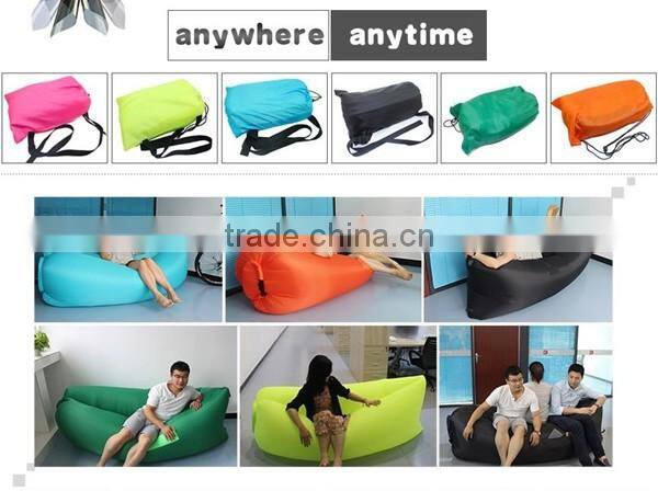 bulk buy from china inflatable lounger nylon fabric beach sofa baby sleeping bag