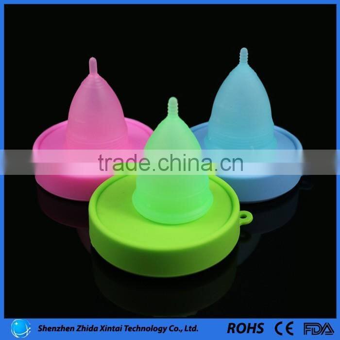 New products 2016 innovative product silicone folding cup for menstrual cup