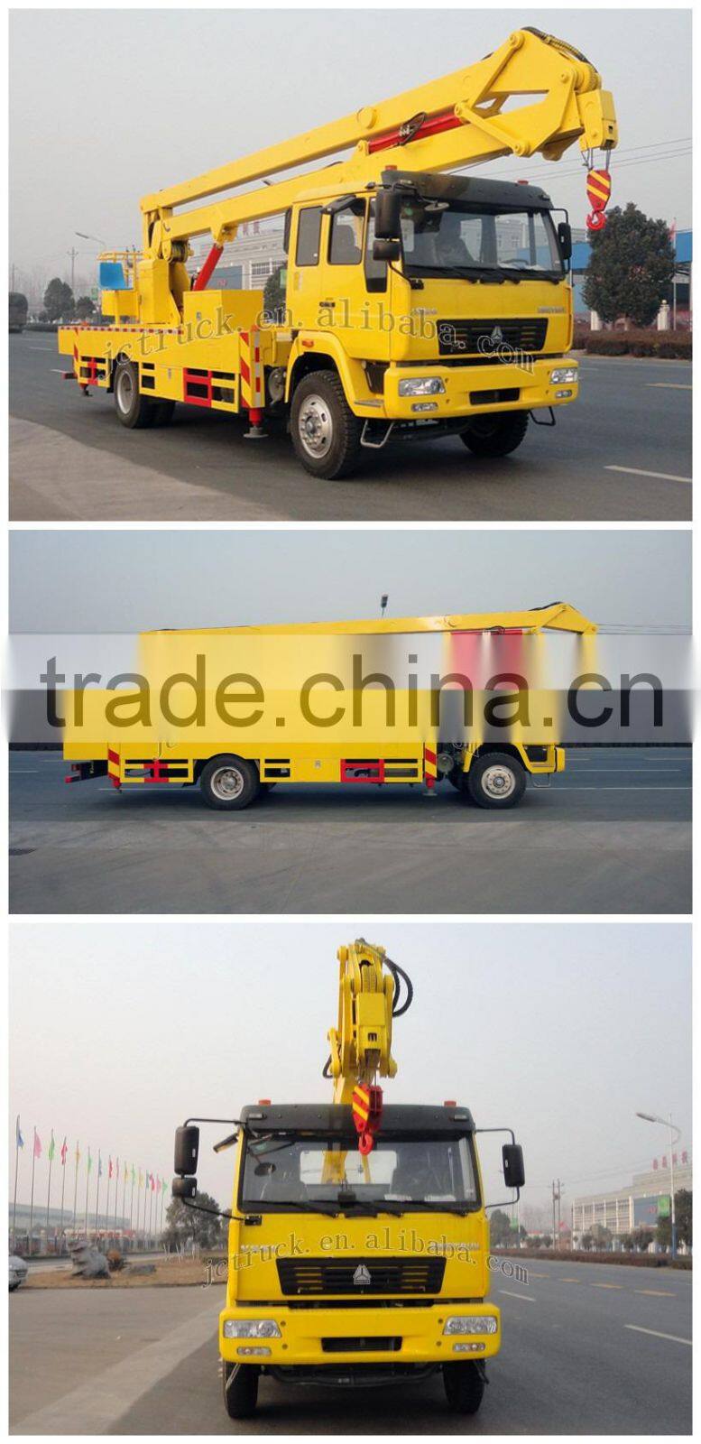 Quality 8meter high air operation truck factory cost price