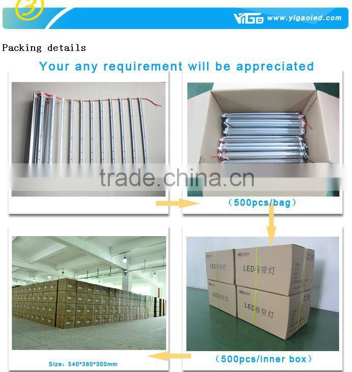 aluminum case DC24V SMD2835 LED strip curtain for light box