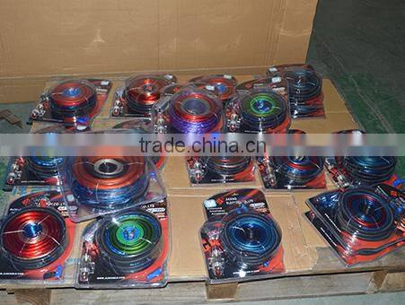 Good Quality china supplier for car amplifier with Copper conductor car audio cables car amplifier RCA cables