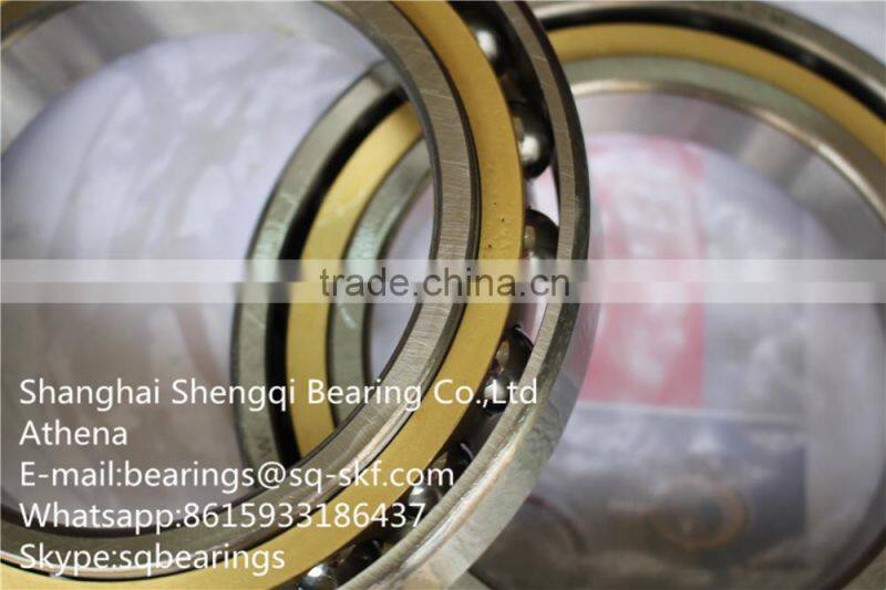 copper bearing cage 7014AC/ACM contact ball bearings