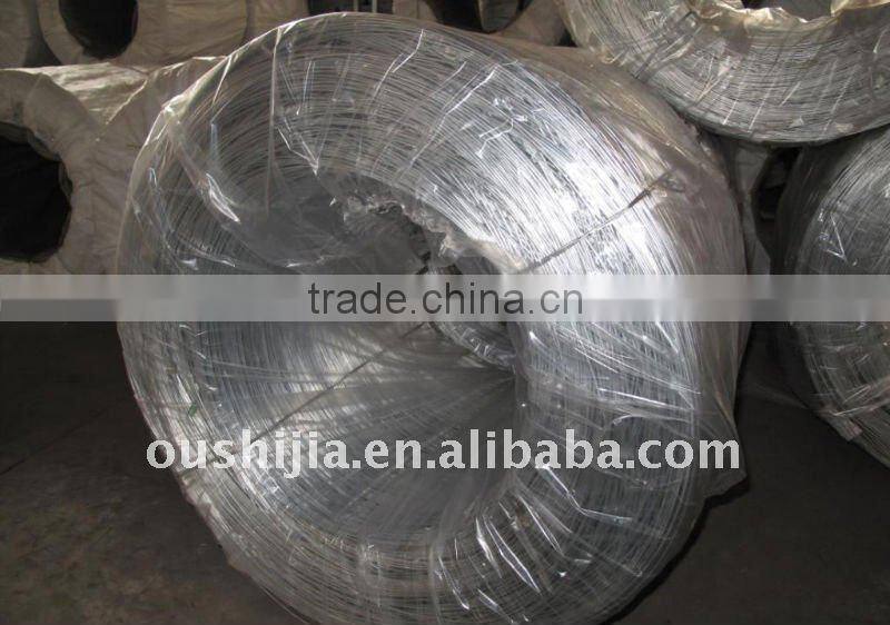 Oushijia low price 12.5 gauge galvanized wire (factory)
