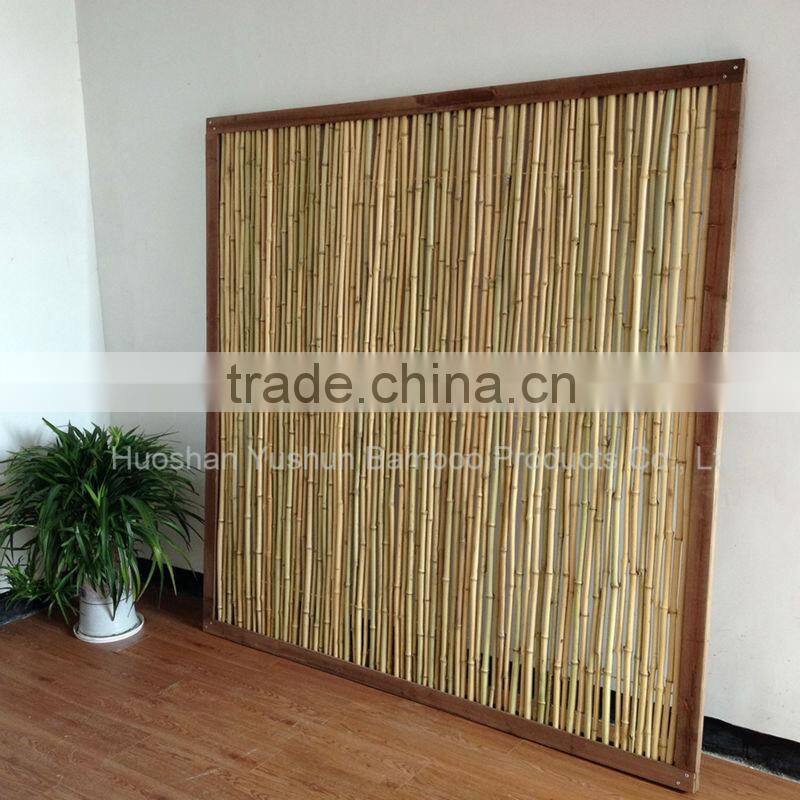 120cmx180cm squared bamboo fence with timber frame for inside home or in the garden with good quality