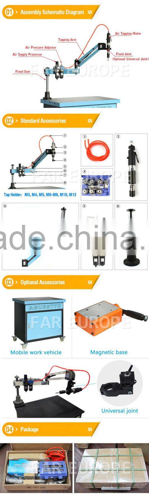 Flexible arm,Hand Tapping Machine