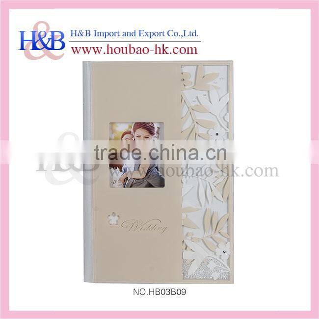 Elegant Leather Customized Photo Album/White Memory Photo Album