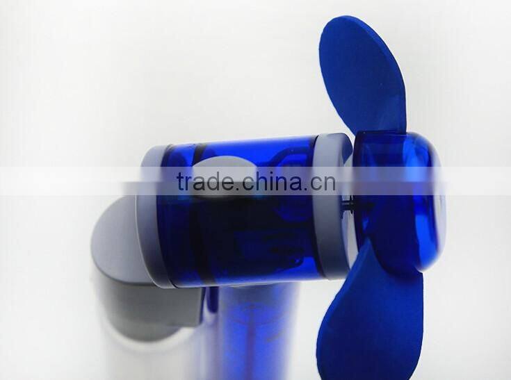 Best quality Mini usb mini desk fan with water mist Plastic Material water mist spray bottle fan