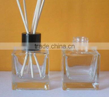 clear glass diffuser bottles square