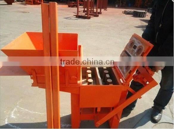 Changli QM2-40 Manual Clay Bricks Make Machine for Low Cost House Building,high quality clay brick machine