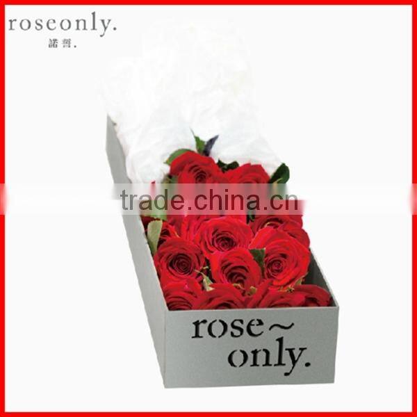 wholesale clear fancy flower box,customized flower packaging box with a reasonable price