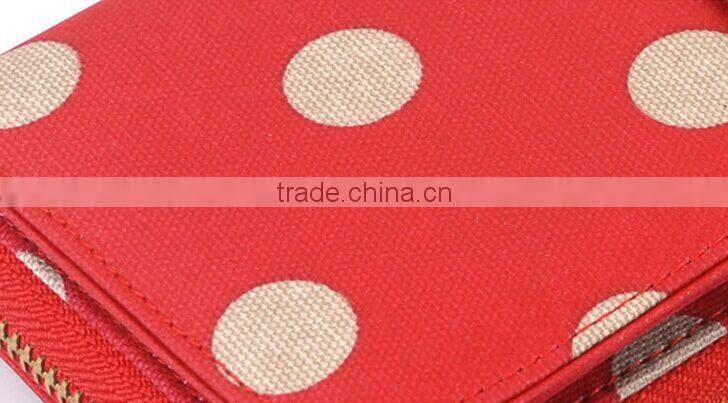 China Style Women Floral Canvas Wallet Coin Purse