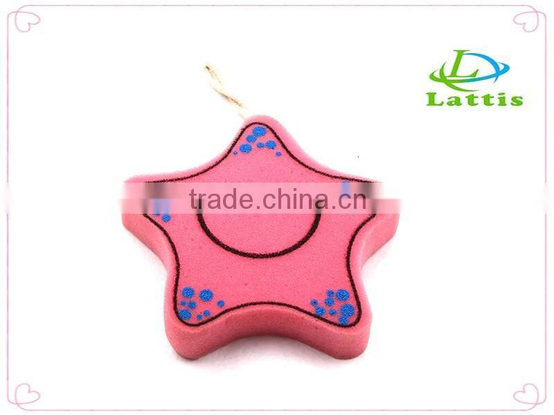 hot sale factory price massage exfoliating shower sponge body rubbing fruit shaped bath sponge for kids