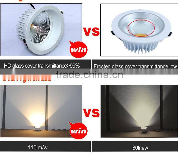Aluminum die casting body indoor 3 years warranty led downlight 30w led downlight