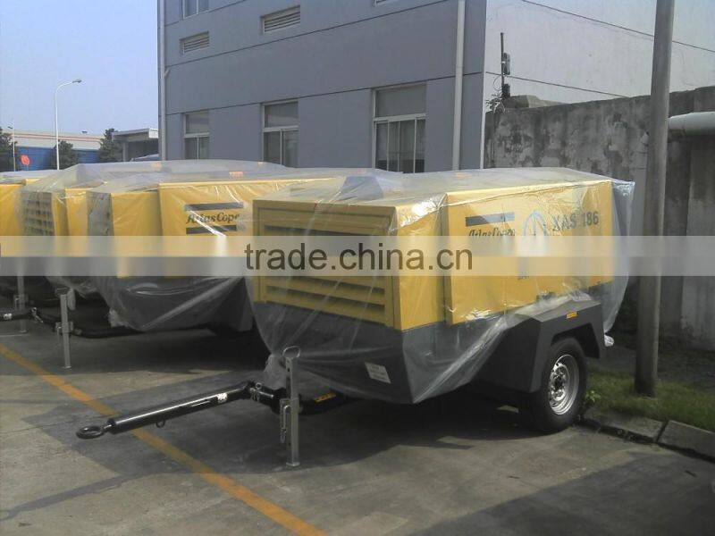 Atlas Copco XAS 137 Dd portable screw compressor in Dubai