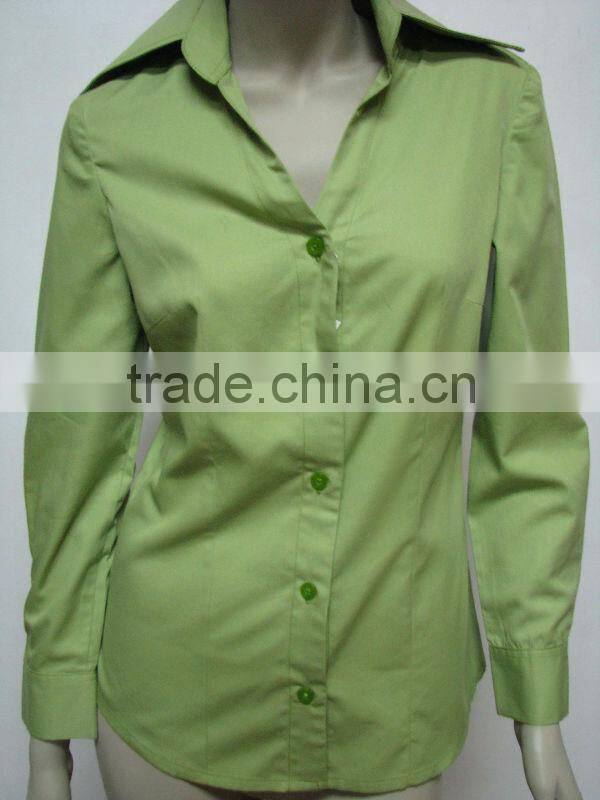 Lady Slim Fit Spandex Shirt