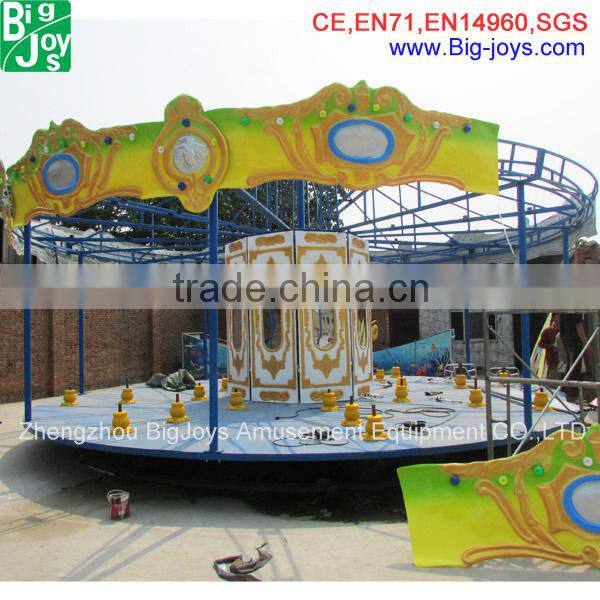 24 seats amusement park carousel for sale, amusement carousel ride with mirror