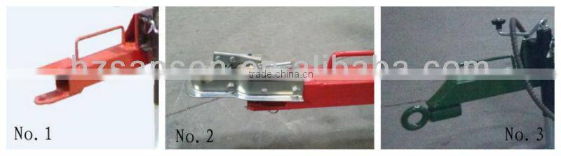 4Wheel Dump trailer with hydraulic power unit,self-dump trailer,single axle trailer