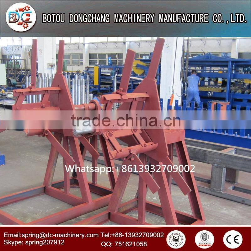 Manual uncoiling machine steel coil decoiling machine
