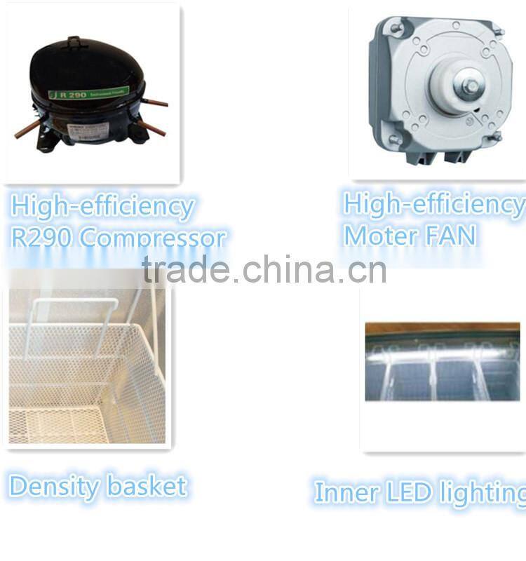 Ice cream deeper chest freezer SD 151--515L