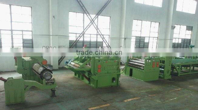 3X1250 steel plate simple cut to length machine