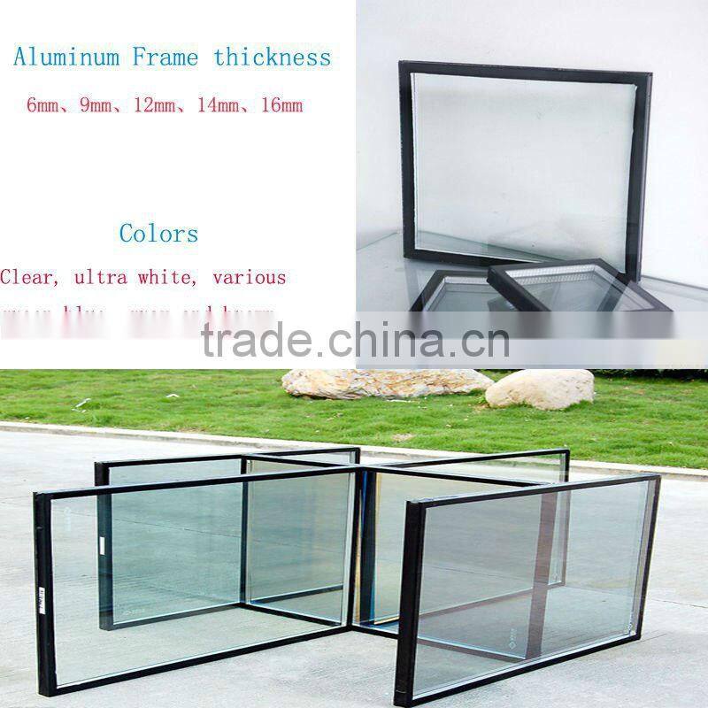 5 + 6A + 5mm hollow glass, thermal insulated glass for aircrafts with thermal insulation