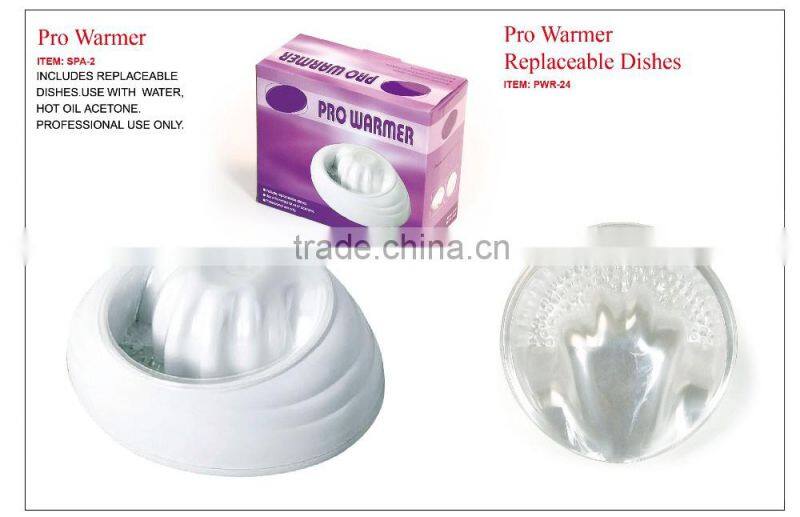 Paraffin wax heater machine with replaceable dishes