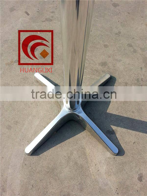 Aluminum cross eat foot, leisure table leg