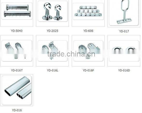 Aluminum Hanging Tube/Oval Hanging Rails/Tube Cothing