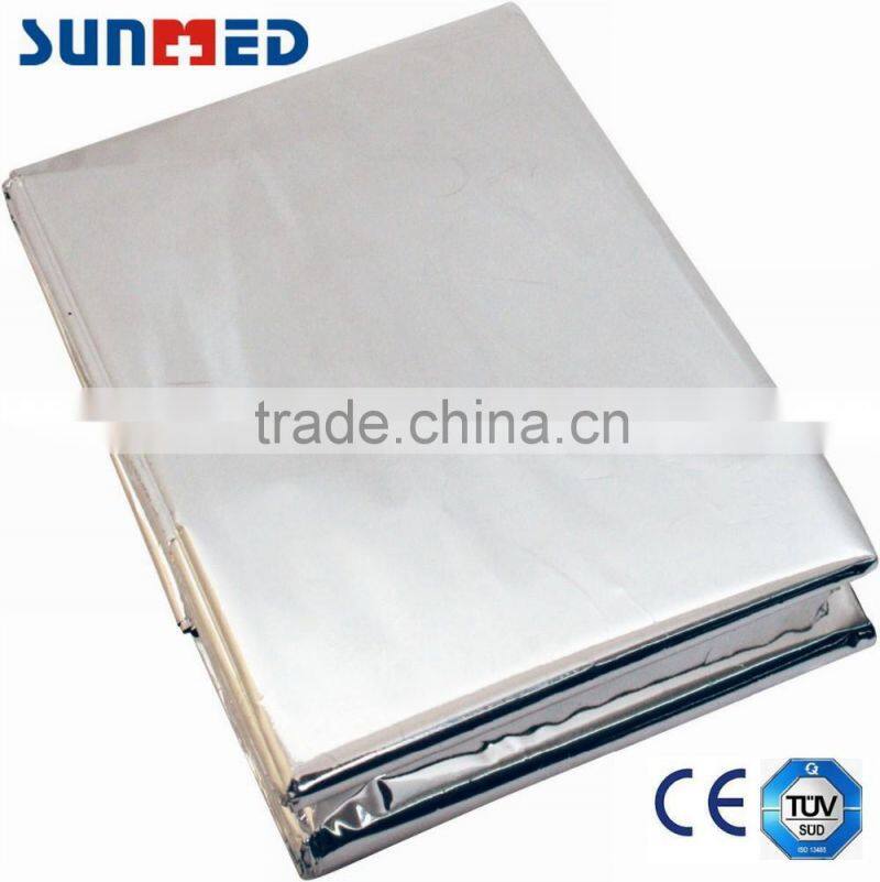 Thermal foil emergency blanket