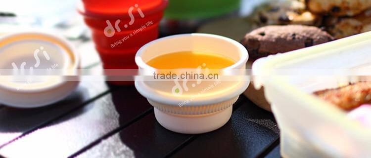 Office BPA Free Folding Design Durable Food Grade Silicone Tumbler