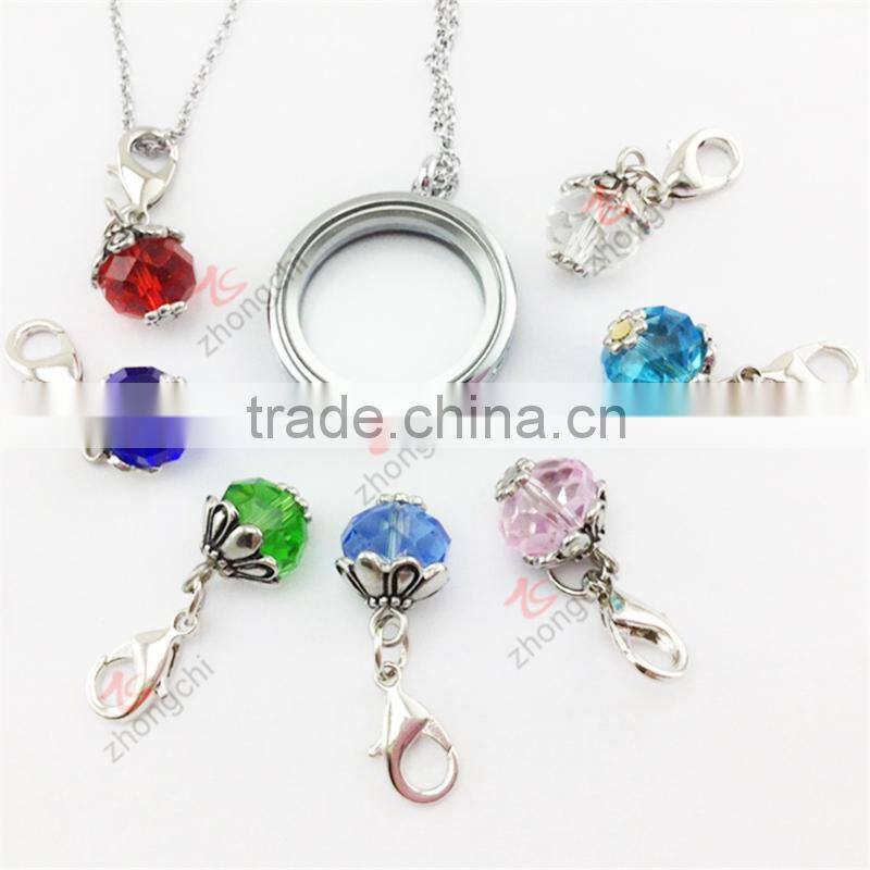 Fashion Alloy Lockets/Glass Beads Snake Bracelet Gifts (PDE60229)