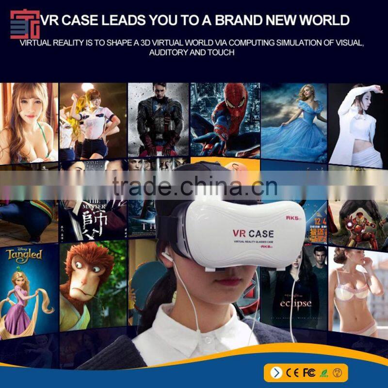 3D VR glasses Case with Virtual Reality for Mobile Phone