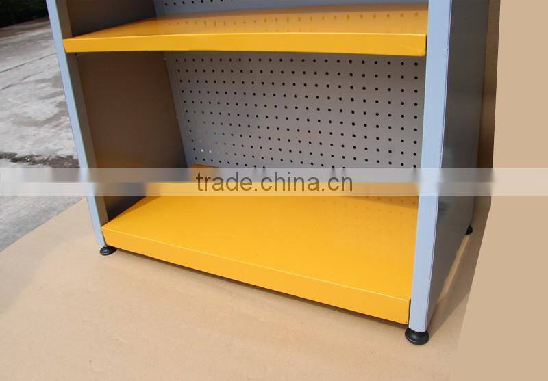 specialty store 4 tiers retail floor metal display stand for ceramic tile stone epoxy glue