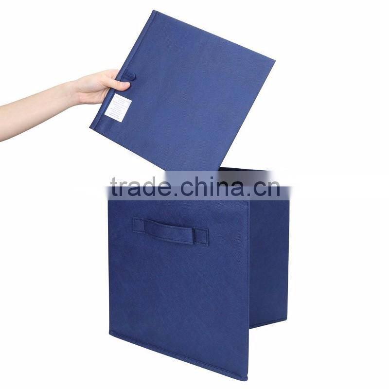 Foldable Fabric Basket Bin, Collapsible Storage Cube For Nursery Home and Office