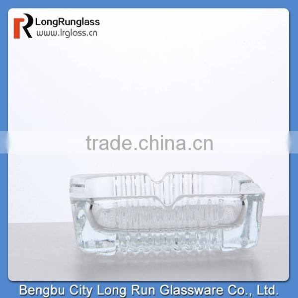 LongRun 2015 carving pattern white clear diamond-shaped glass ahstray