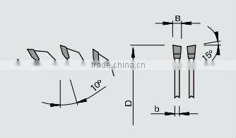 Fswnd 75cr1/sks-51 saw blank natural wood cutting TCT circular saw blade