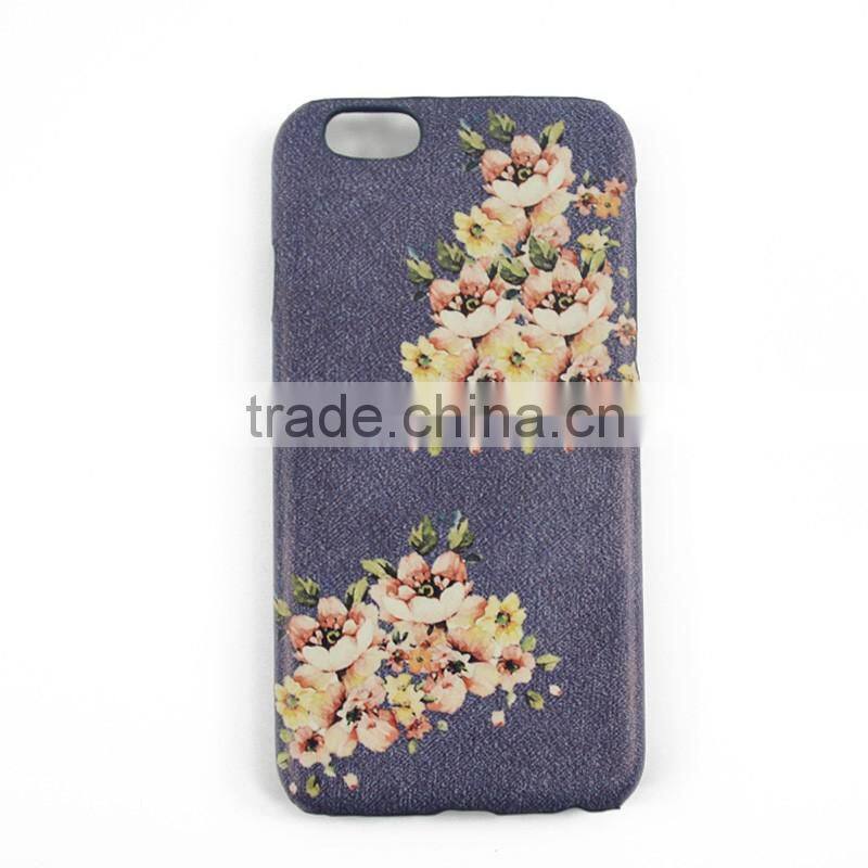 2016 Hot Sale Single PC case Simple and Printing Style PU Leather Case for iphone6s and support own Design