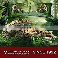 picture printed home textiles sets 4 pieces bedroom sets 100% cotton animal series