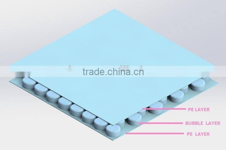 2015 three Layers multilayer down blowing water cooling air bubble film making Machine model ZT150-3S with high speed