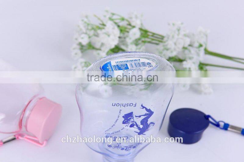 easy carry plastic water bottle for lady