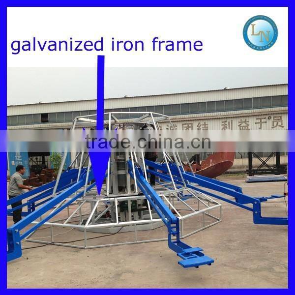 Zhengzhou Lino funfair ride manufacturers! Amusement family funfair fiberglass rides rotary bee for sale