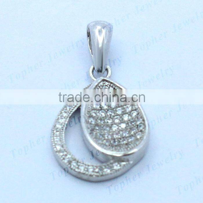 CZ set silver set mirco pave setting set