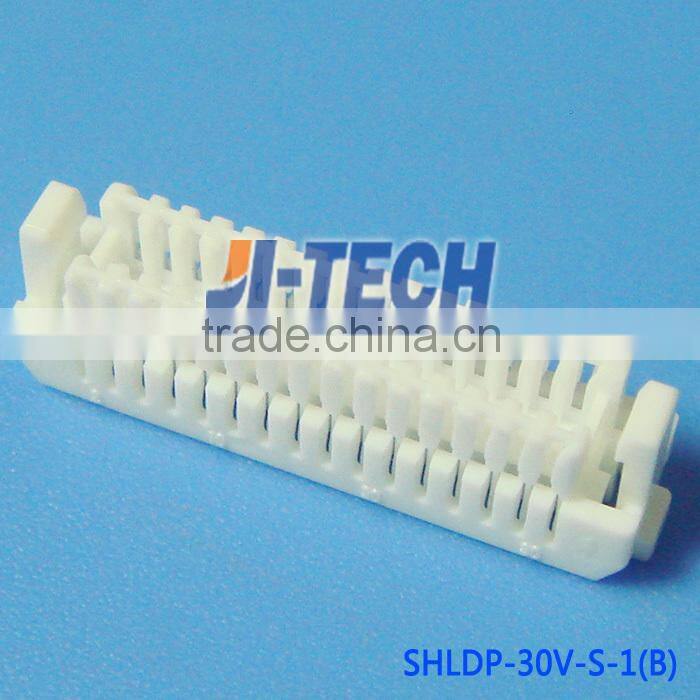 1.0mm pitch electronic wire to board connector SHLD series JST 30 pin connector SHLDP-30V-S-1(B) housing dual row