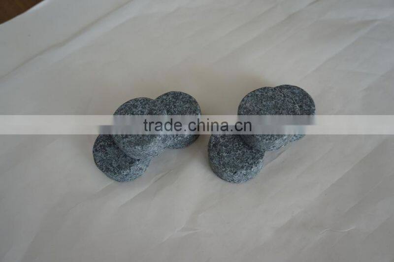 Wholesale round whisky stone | whiskey disk | granite ice cube whisky stone