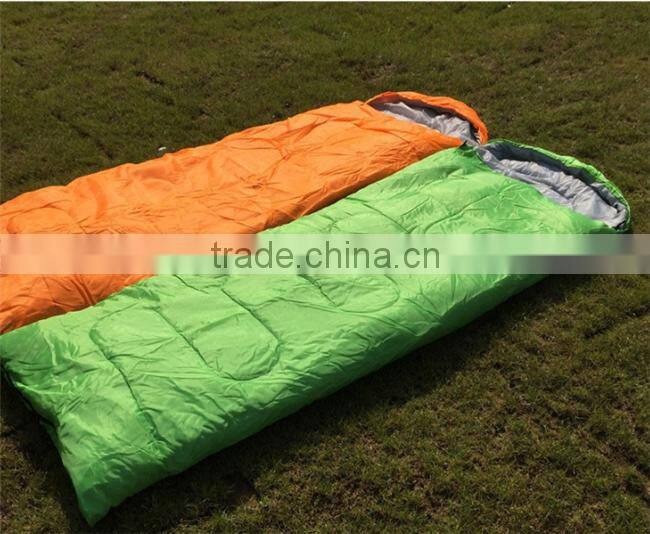 Adult Sleeping Bag Thermal Autumn Winter Envelope Hooded Outdoor Travel Camping Water Resistant Thick Sleeping Bag