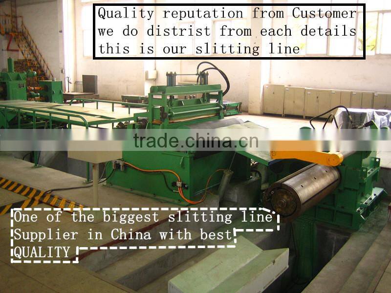 high precision stainless steel/CR/HR coil slitting line