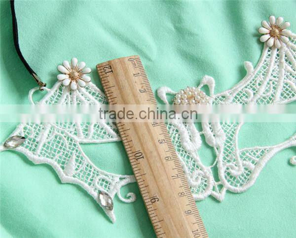 MYLOVE white lace mask good quality sexy design half face mask designs MLMJ13