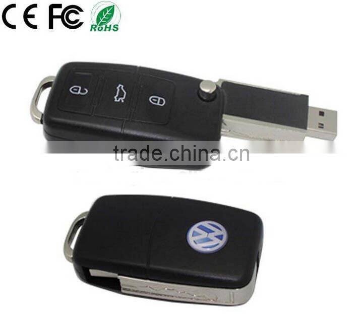 car key shape metal usb flash disk from 64MB-258GB