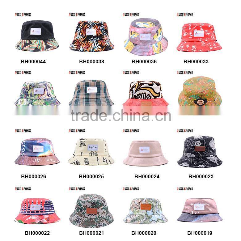 OEM Wholesale Custom Camo Bucket Cap/Hat